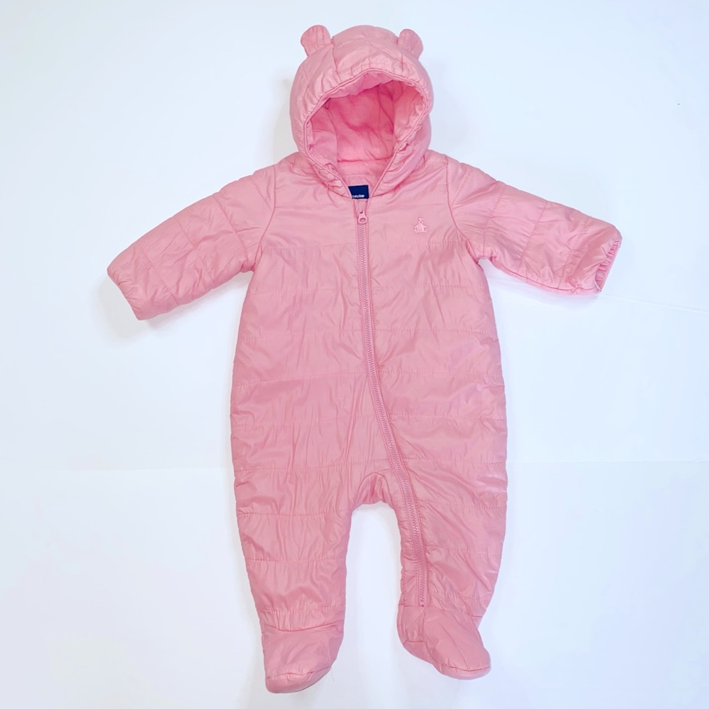 Baby Gap Pink Primaloft Puffer One-Piece Size 3-6 months